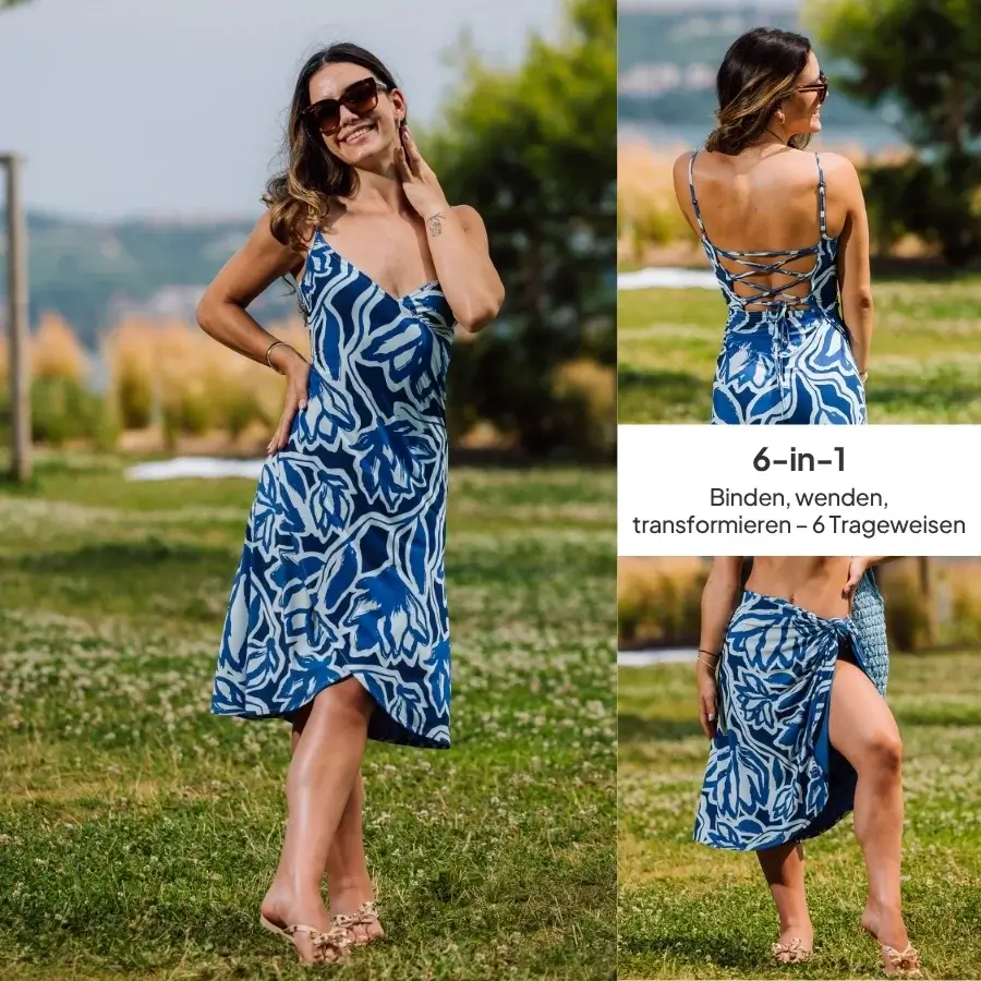 SunFlip Kleid 6-in-1 Azure