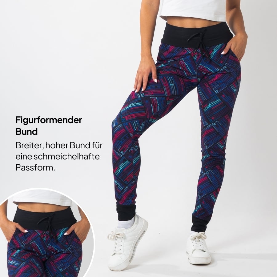 Hochtaillierte Jogginghose Boost