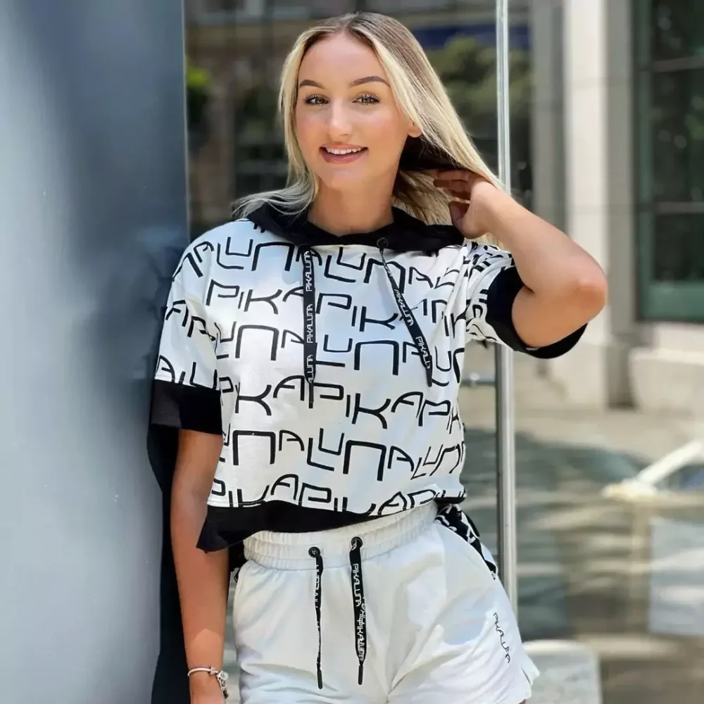 Pearl Luna Rövid Ujjú Pulóver