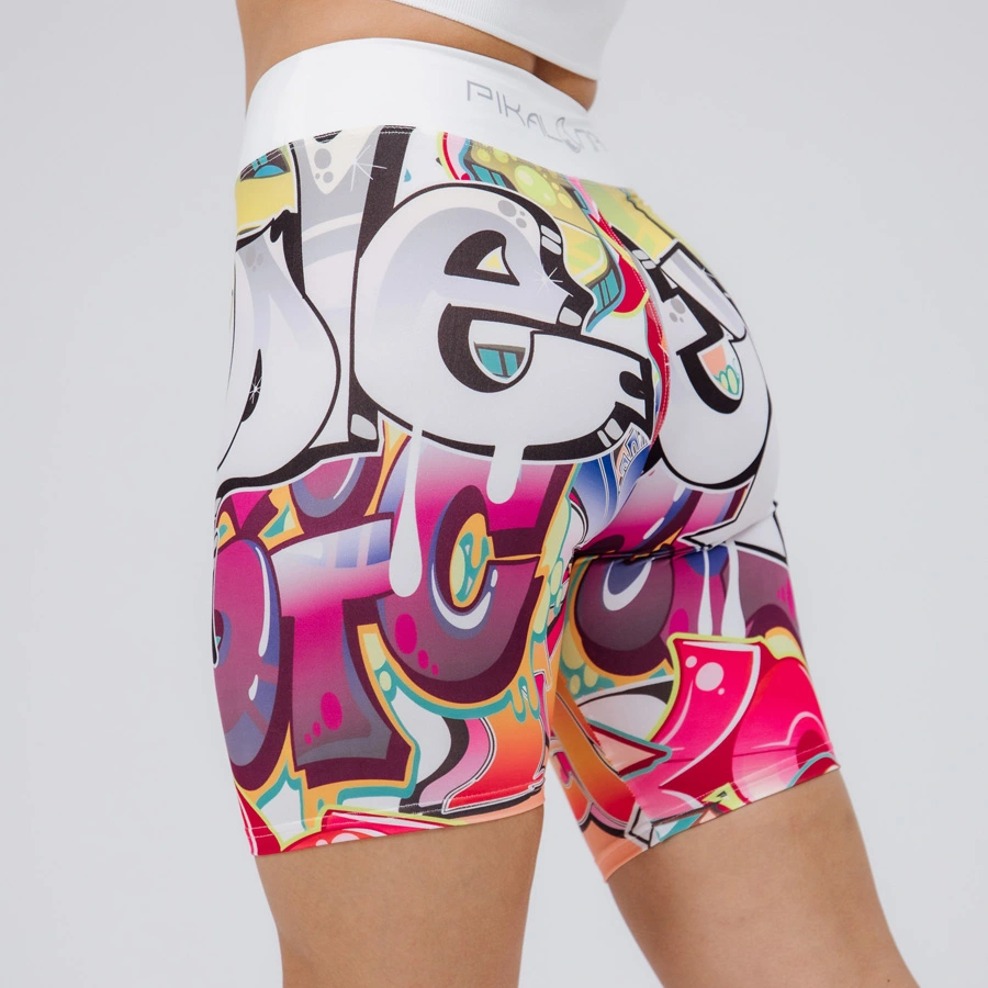 Graffiti Biker Shorts
