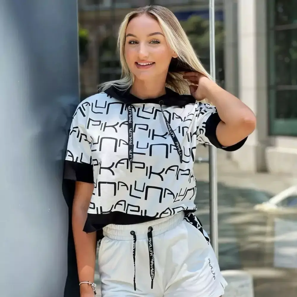 Pearl Dot Short Sleeve Sweater