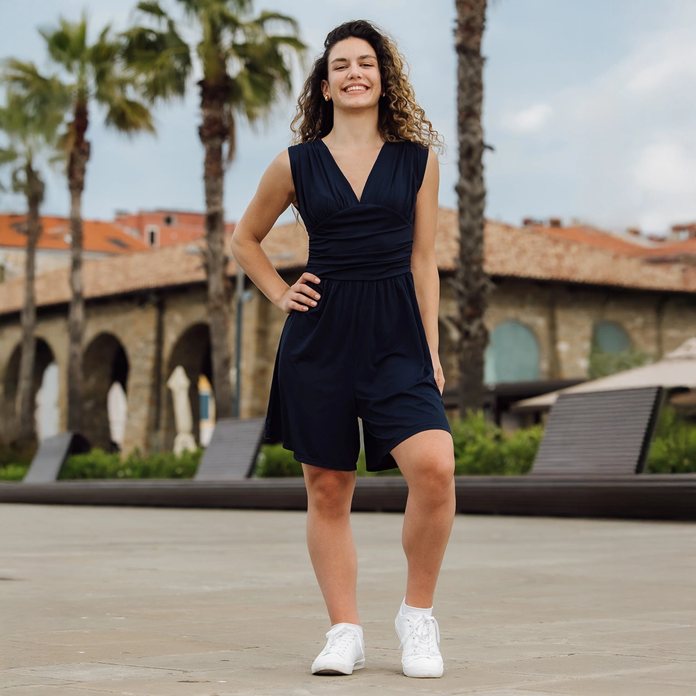 Short jumpsuit Navy